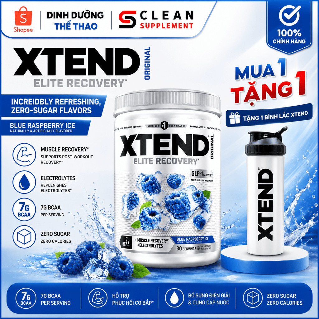 XTEND BCAA 30 Servings - Thương Hiệu Xtend USA