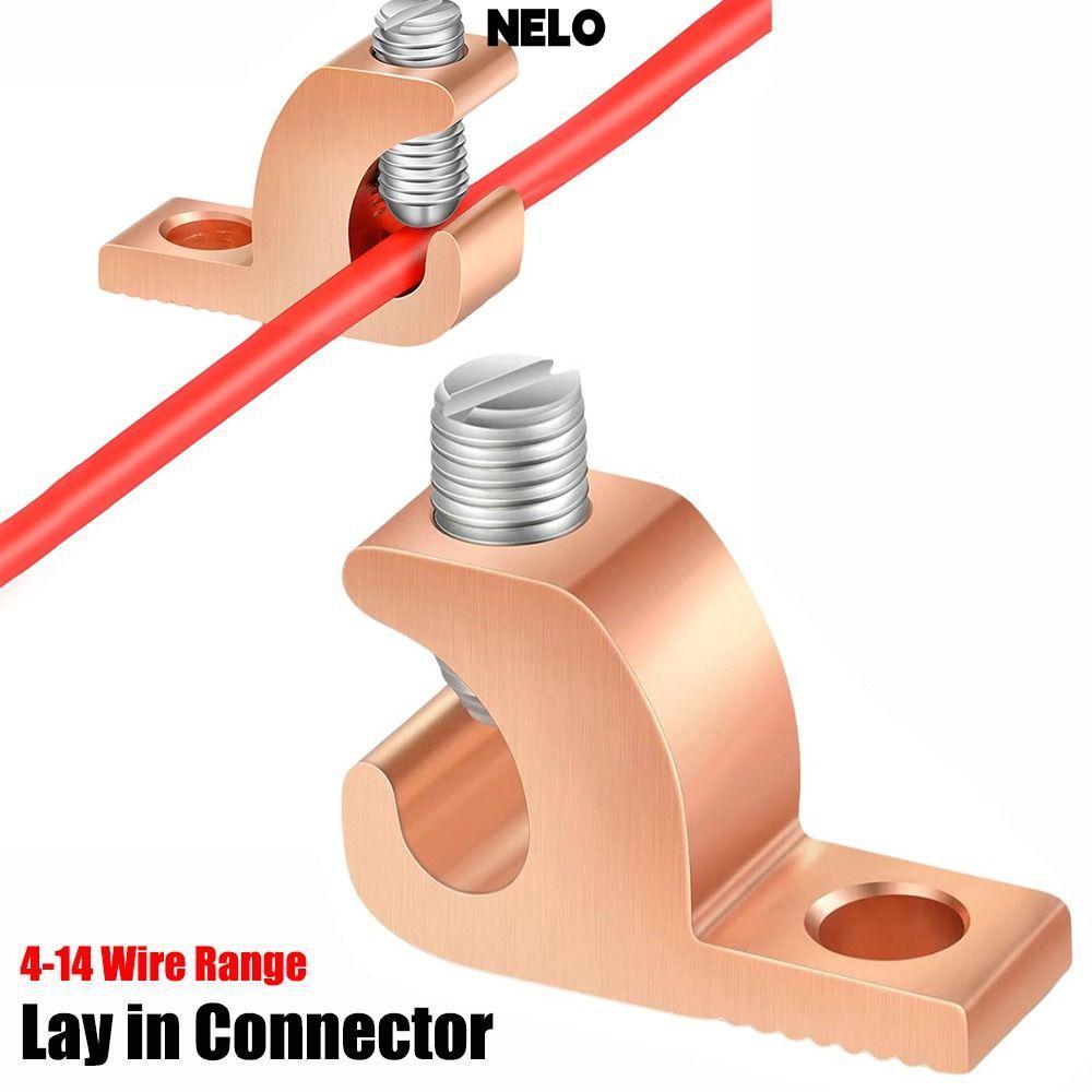 Lug liên kết NELO, AWG 4-14 Dải dây đặt trong đầu nối, Đầu nối điện Đồng đặt trong chốt