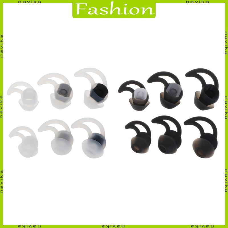 NA Silicone Earbud Mẹo Eartips Thay thế Earhook cho Soundsport Wileless QC20 QC30 Tai nghe