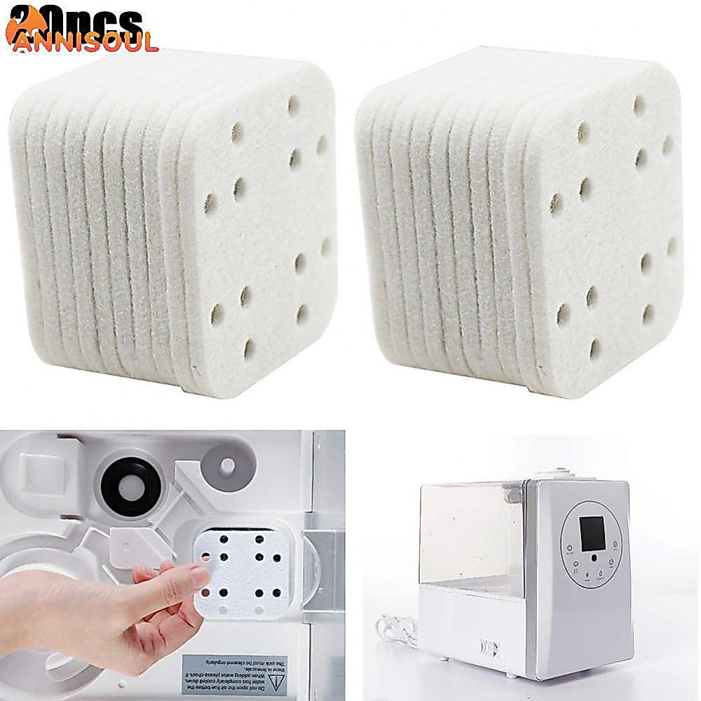 [NISO]Humidifier Absorbent Pad 20 Pack Descaling Pad Last 2-4 Weeks For Levoit LV600HH