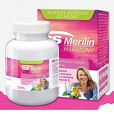 GS Merilin Harmony ( Hộp 30 viên ) Hỗ trợ cân bằng nội tiết tố nữ, cho phụ nữ tiền mãn kinh và mãn k
