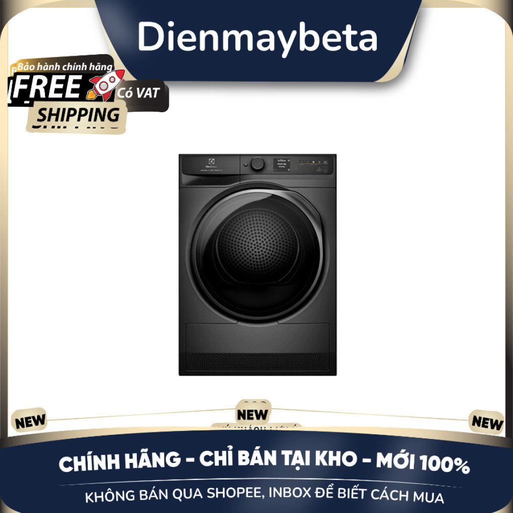 [KHÔNG BÁN QUA SHOPE] EDH902R9SC Máy sấy bơm nhiệt Electrolux UltimateCare 9 kg EDH902R9SC [MIỄN PHÍ