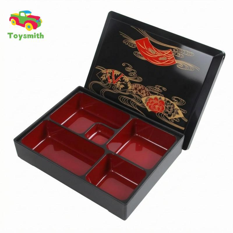 SiaBiced 5 ngăn Bento năm ngăn ngăn Bento phong cách Nhật Bản Hộp cơm trưa Bento Hộp đựng bữa ăn