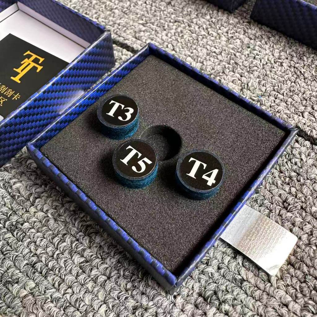 ✅Dạng bánh chống trượt cơ Câu lạc bộ bi-a Từ Mềm Đến Cứng TT Da Đầu Tám Bi-a Cue Skin Head Snooker B