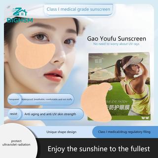 BIGHSM 5 Cặp Uv Mặt Miếng Dán Golf Chống Nắng Miếng Dán Dưỡng Ẩm Thoáng Khí Chống Nắng Mặt Miếng Dán Cho Golf Đi Biển Du Lịch SKK