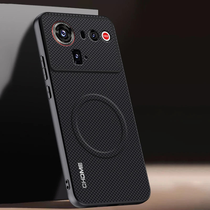 Dành Cho Nubia Z80 Ultra Ốp Lưng Xe Sang Trọng Từ Tính Giá Đỡ Ốp lưng ZTE Nubia Z80 Ultra 5G TPU Sil