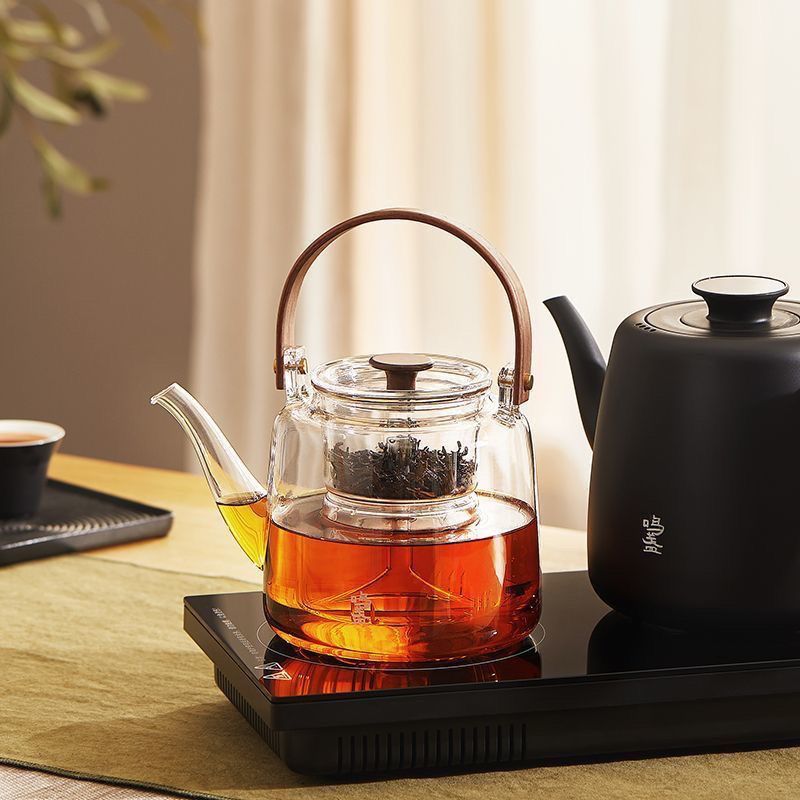 Nồi dầm thủy tinh Mingzhan dùng để đun ấm đun nước nhỏ để pha trà, ấm đun nước pha trà, ấm trà, bộ t