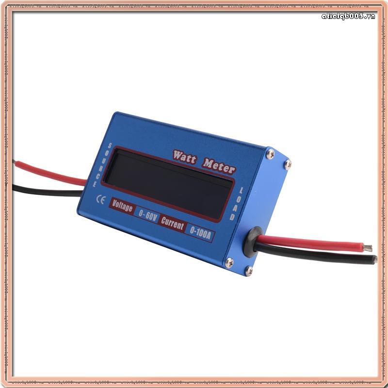[Q B T C] Máy đo công suất kỹ thuật số Watt Meter DC 60V 100A Bộ kiểm tra pin điện áp cân bằng
