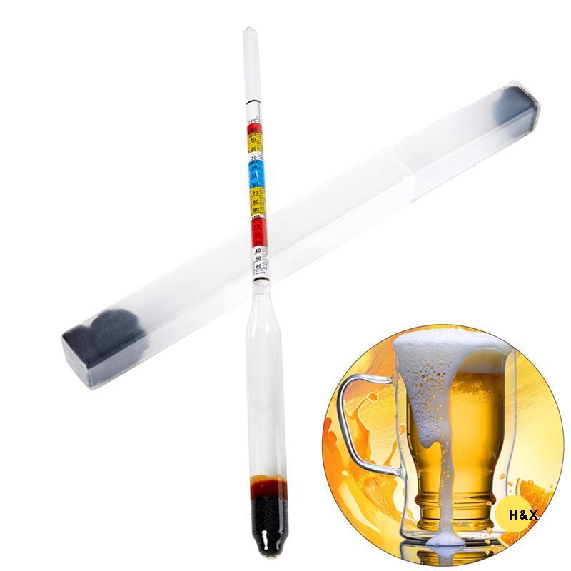 H & X Thủy Kế Ba Cân Cho Gia Đình Brew Rượu Bia Cider, Máy Kiểm Tra Trọng Lực ABV Rượu