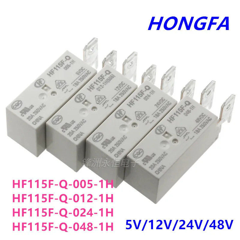 5 Chiếc Mới HF115F-Q-005-1H HF115F-Q-012-1H HF115F-Q-024-1H HF115F-Q-048-1H HF115F Q 012 024 1H 20A 