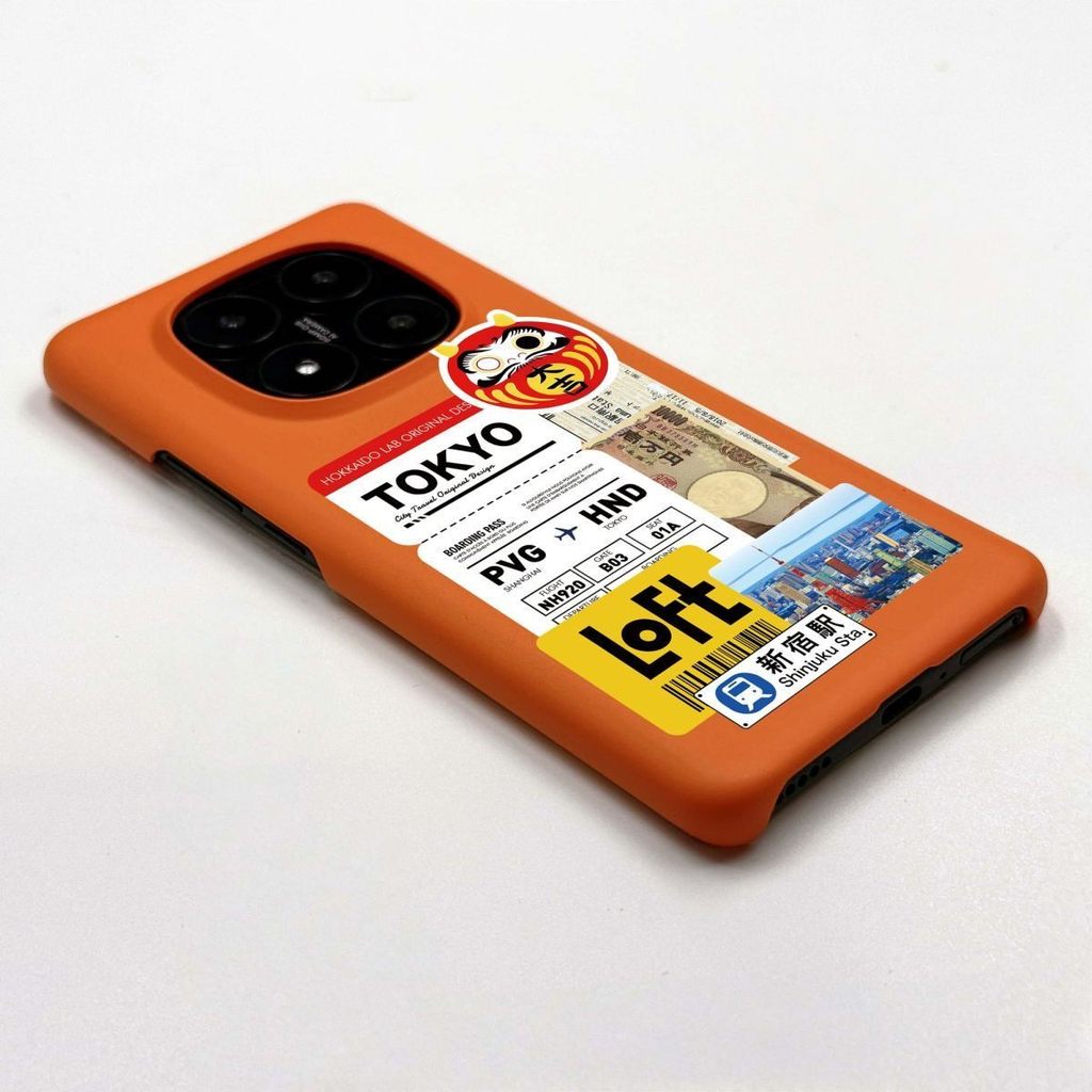 Ốp điện thoại Tokyo Travel Redmi note15pro + Niche note14pro Ốp cứng nửa kín note13 / 1211 Ultra / 1
