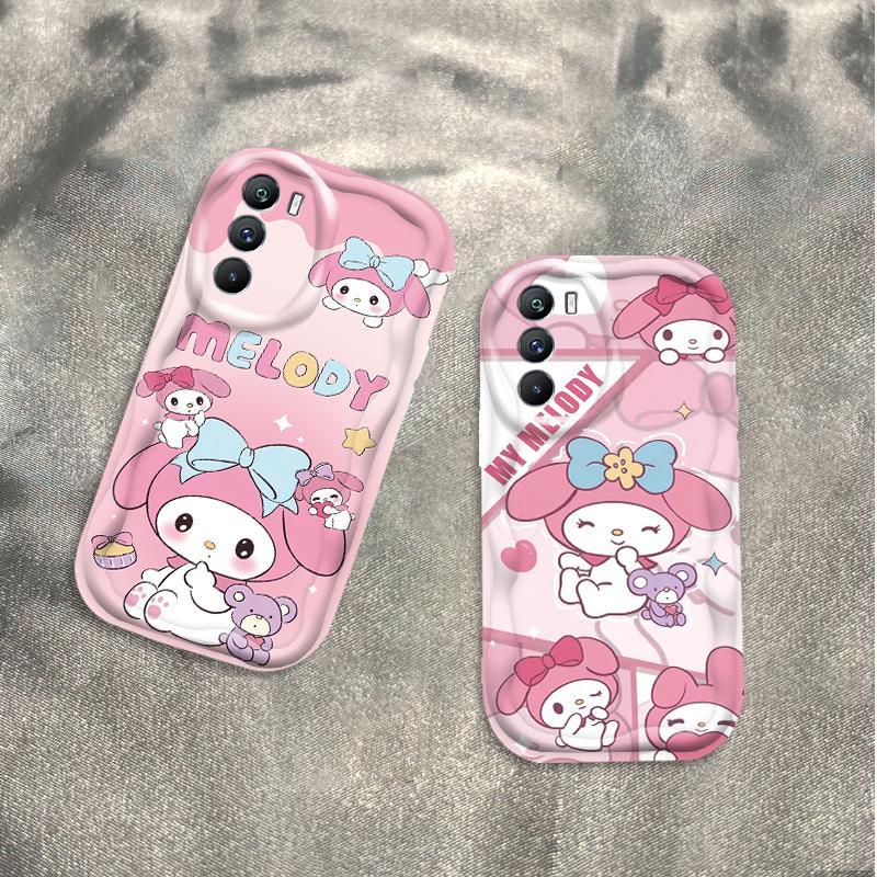 Ốp Lưng Cho Redmi 9T Hoạt Hình Silicon Điện Thoại Thông Minh Mềm TPU My Melody Sanrio Ốp Lưng Chống 
