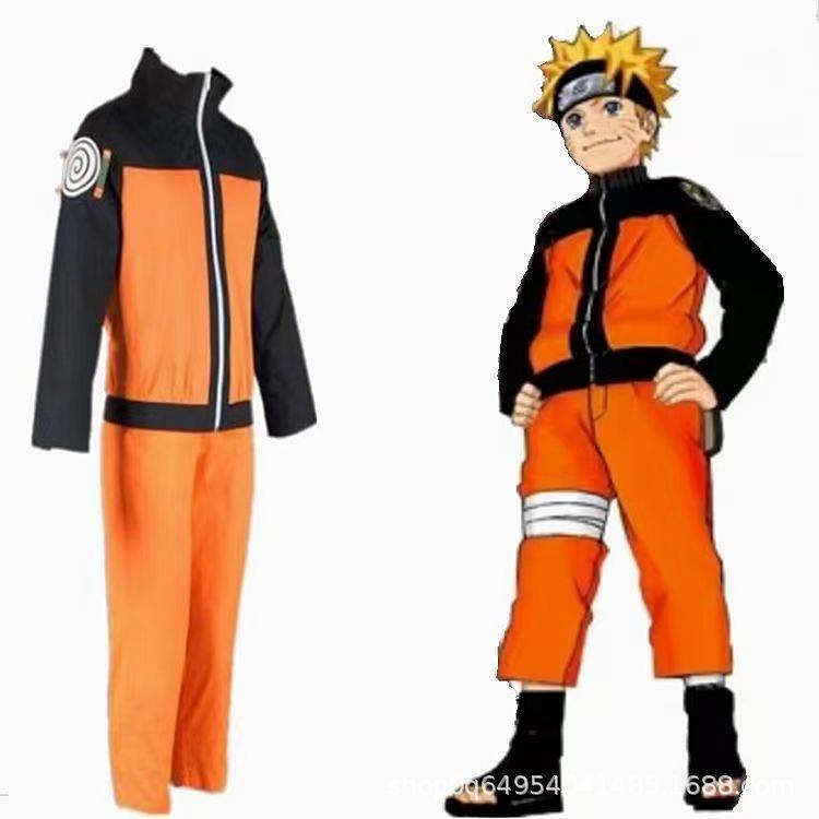 Naruto Naruto Cosplay Costume Full Set Naruto Anime Clothing Halloween 9OZb
