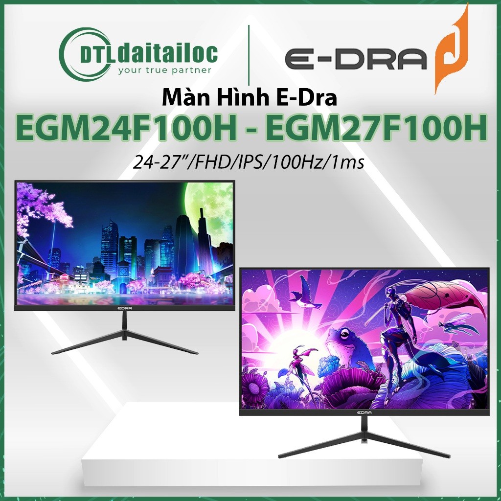 Màn Hình E-Dra EGM24F100H EGM27F100H EGM24F120H 24-27"/FHD/IPS/1ms I Chính Hãng I Bảo hành 24 tháng | BigBuy360 - bigbuy360.vn