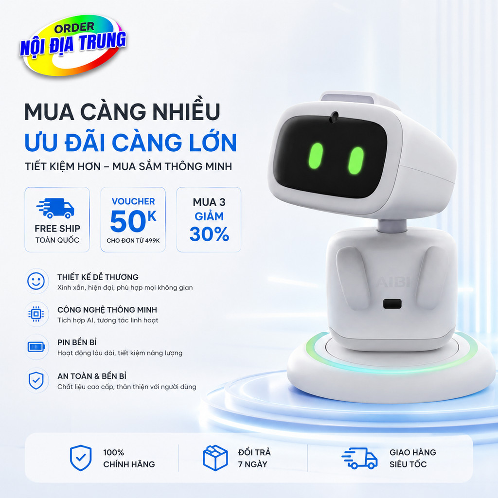 AIBi Robot bỏ túi Abby thú cưng nhân tạo AI Hỗ trợ thông minh GPT Có camera EMO Cùng một đội