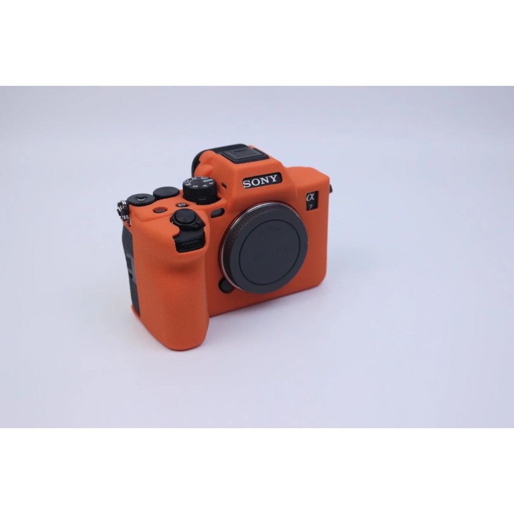 Thích Hợp Cho Sony Micro Camera Đơn A7M4 Camera Silicon Ốp Lưng Bảo Vệ A7M4 Túi Máy Ảnh Túi Máy Ảnh