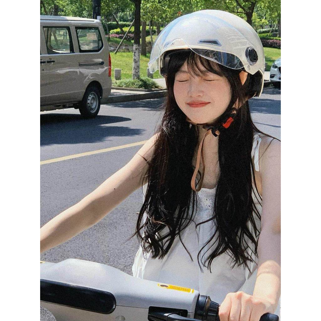 mũ bảo hiểm masontex nón bảo hiểm ⚘Mũ Bảo Hiểm Xe Điện Bốn Mùa Đa Năng Nam Nữ Mùa Hè Chống Nắng Mũ N