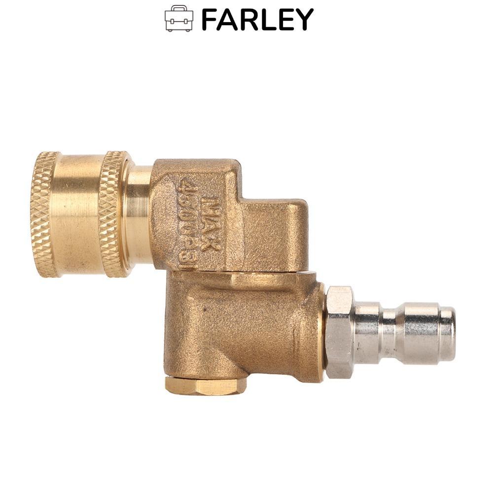 Khớp nối xoay máy rửa áp lực FARL, 1 / 4 ” Kết nối nhanh 4500psi Khớp nối xoay kết nối nhanh, 7 góc 