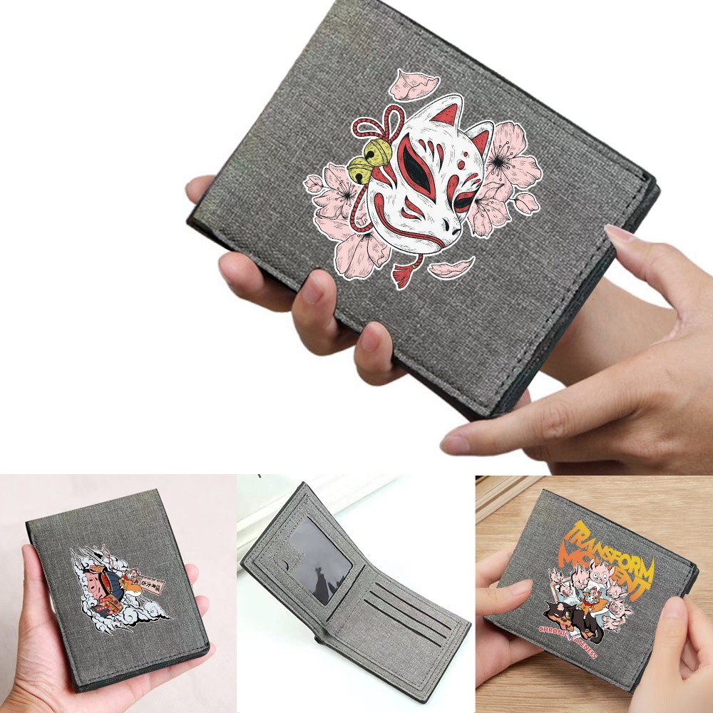 New Purse High Quality Storage Money Bag Mask  Foldable Money Clip Wallet Multi Function ID Credit C