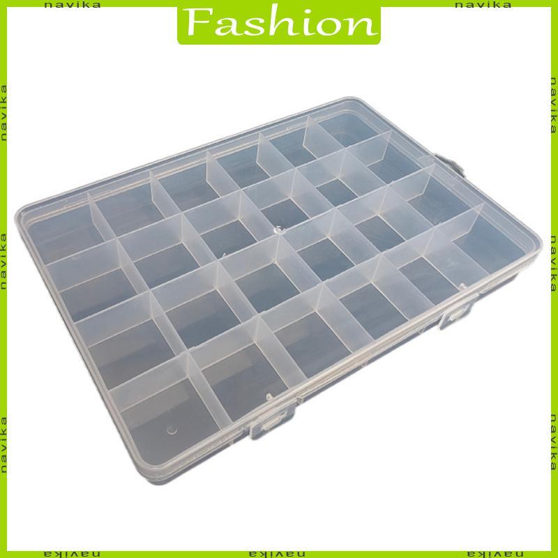 NA Nhựa Tổ Chức Hộp Bảo Quản Hộp 24 Ngăn Lưới Divider Cho Trang Sức 24 Ngăn Lưới Divider Cho Jewelr