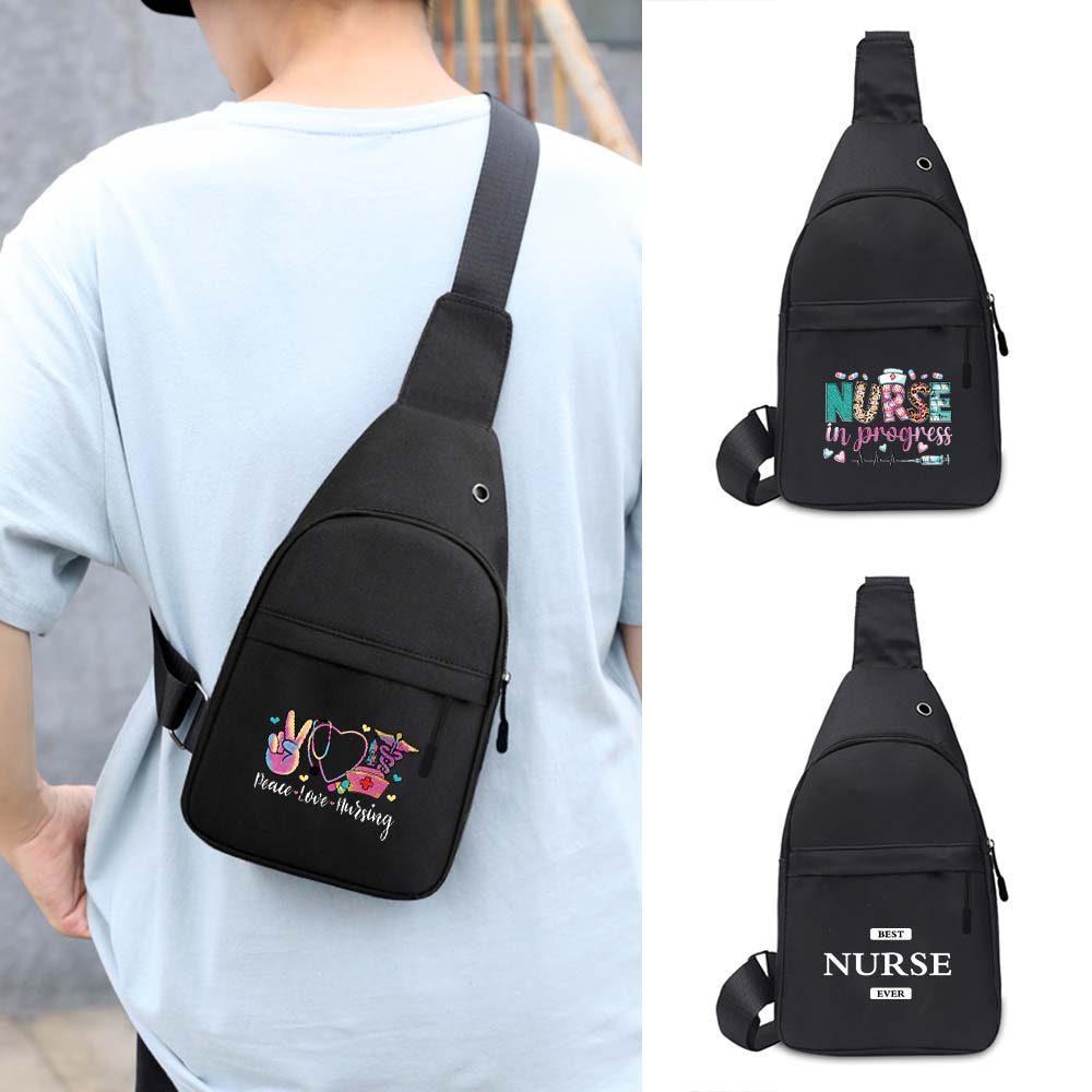 Túi đeo ngực Nurse's Day Gift Crossbody bag Large capacity Lightweight Rucksack Original Sling bag M