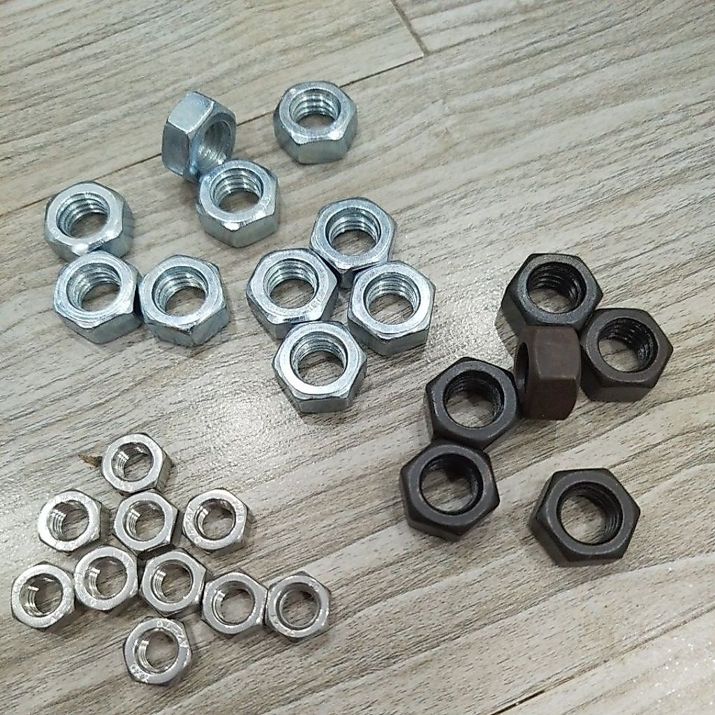 hoả tốc 10 con ecu eru ốc INOX 304 Chất lượng Tán eru ecu ốc INOX 304/ sắt xi/ thép Đen đủ size M8 M