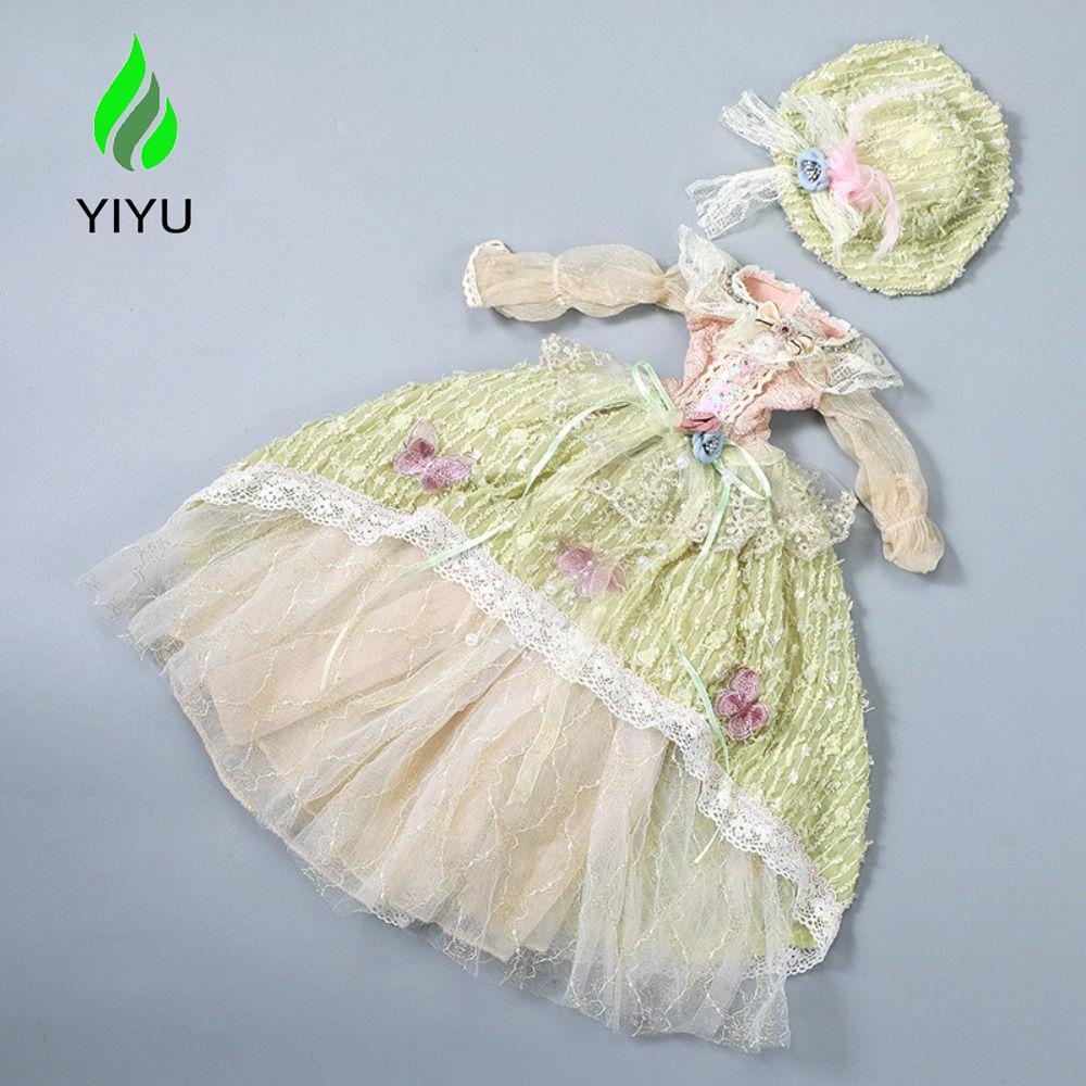 YIYU 1 / 3 Quần áo búp bê BJD, Váy treo công chúa Rococo tinh tế 60cm, Váy bé gái Đồ chơi DIY Đẹp cổ