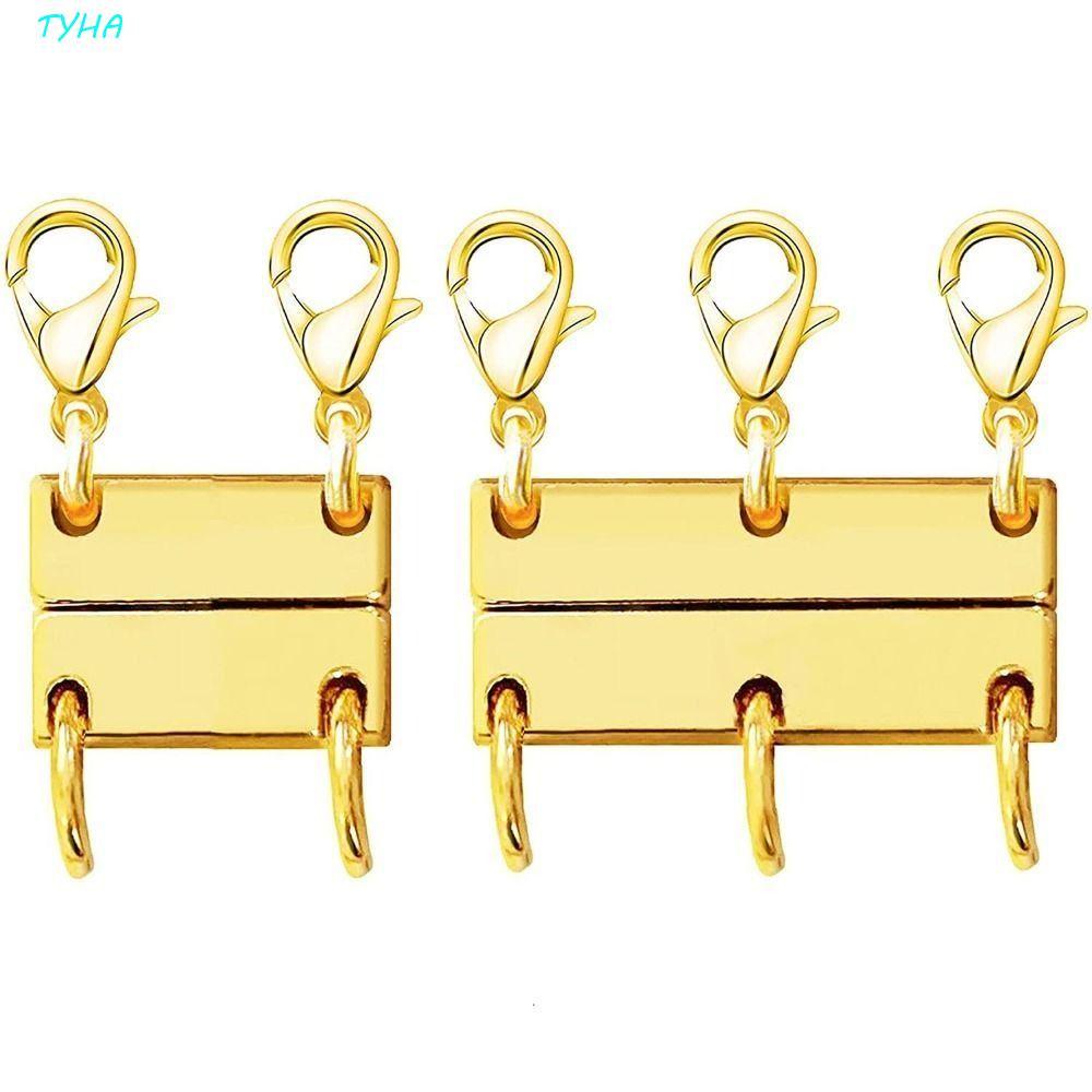Bộ tách vòng cổ TYHA, Lớp nhiều vòng cổ Nhiều sợi Vòng cổ xếp lớp Vòng cổ, / Vòng tay bạc Bộ tách vò