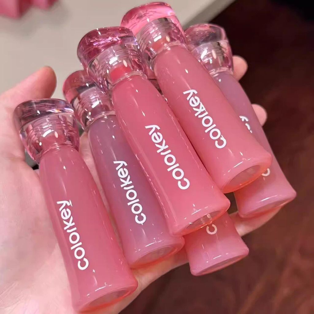 Colorkey Colorkey Water Mist Lip Gloss 307 Lip Gloss 300 Matte Làm trắng lâu trôi Không dễ dính Cup 