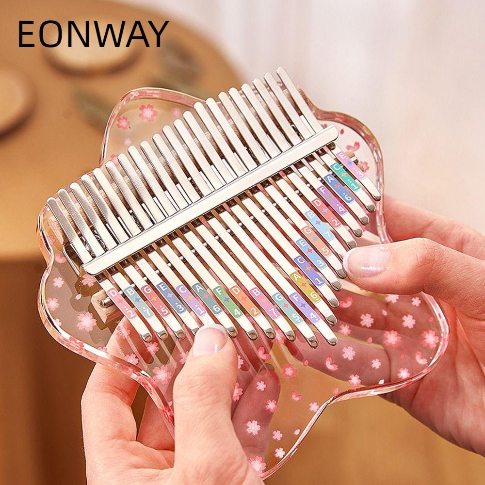 EONWAY Ngón Tay Cái Piano, Mini 17 Phím Mini Thumb Piano, Sáng Tạo Tinh Tế Nhạc Cụ Đồ Chơi Quà Tặng 