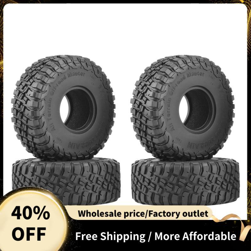 4 120MM 1.9 Lốp Cao Su Lốp Bánh Xe Cho 1 / 10 RC Xe Bánh Xích SCX10 90046 AXI03007 TRX4 D90 CC01