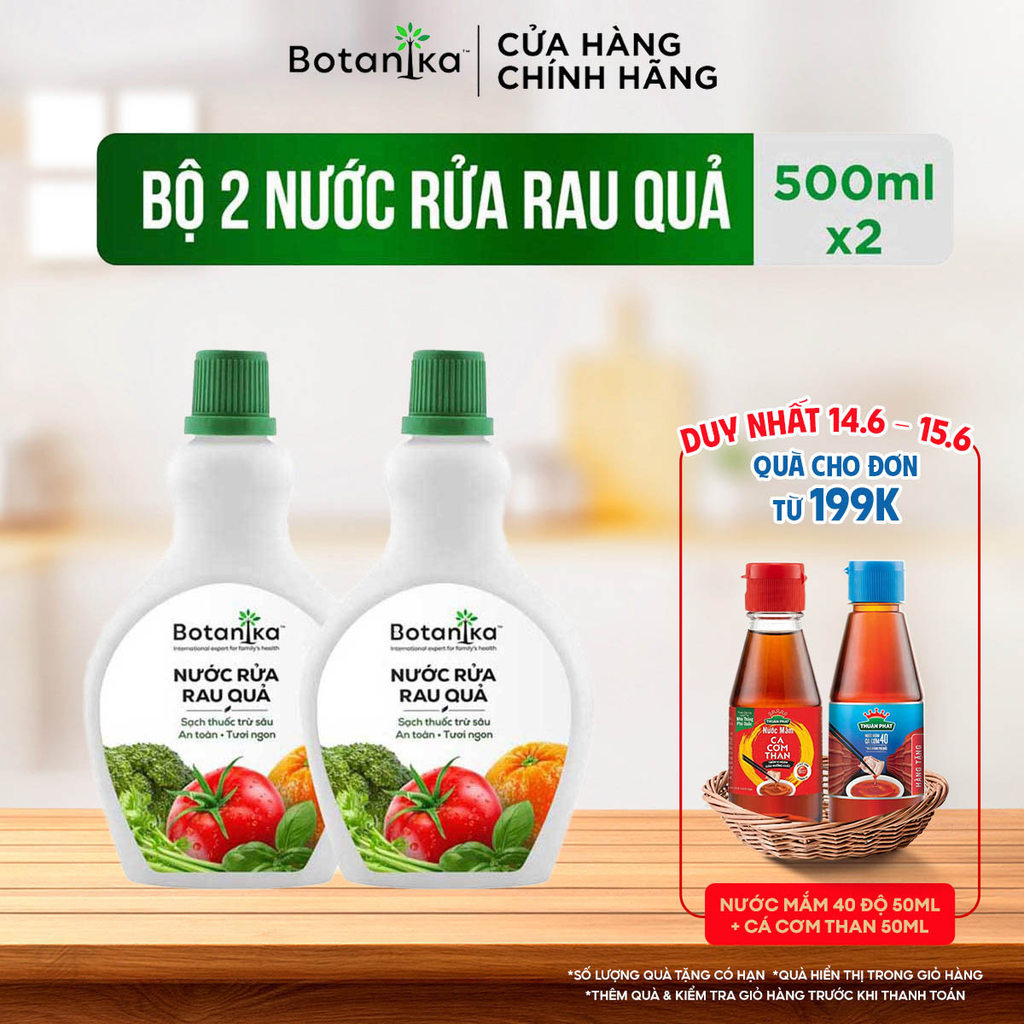 Nước rửa rau Botanika 500ML