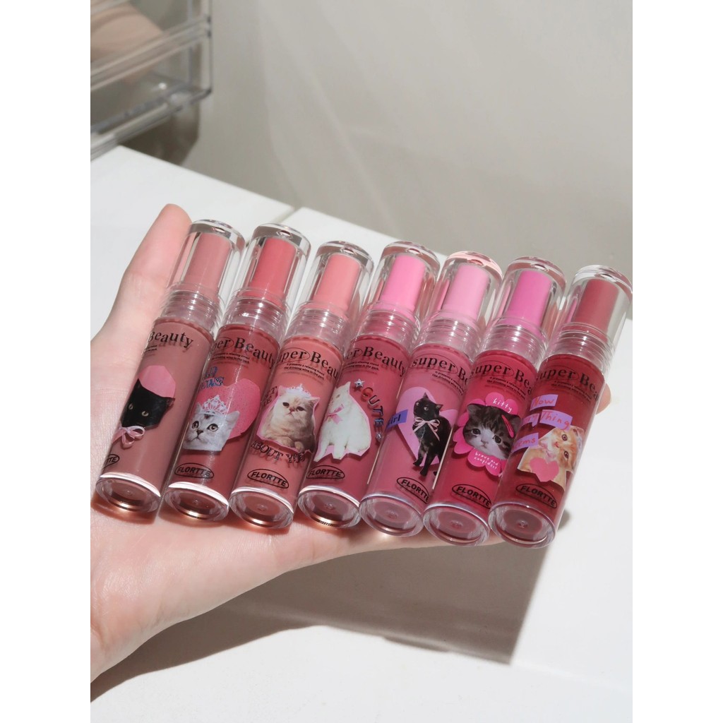 Hoa Lolia Solid Lip Gloss Monster Melia Lip Essence Gloss Glaze Lip Oil Lipstick Pen Lelia Guru