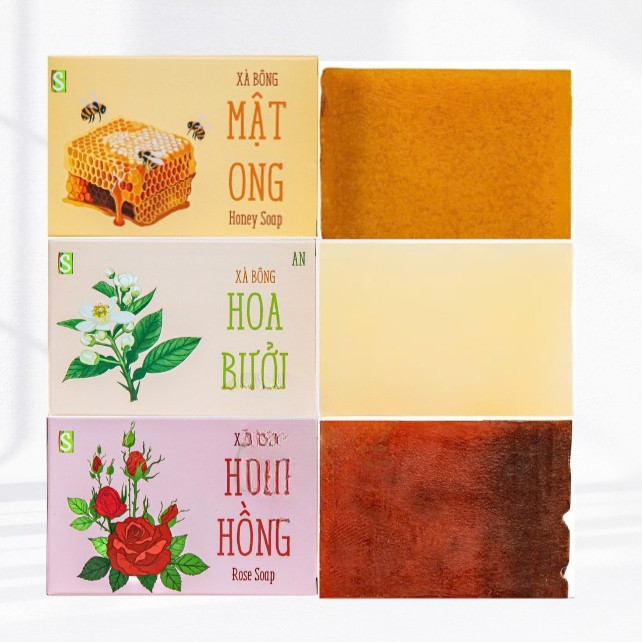 Combo 3 Bánh htx Xà Bông Sinh Dược, Xà Phòng Sinh Dược,HTX Sinh Dược an lành từ thiên nhiên