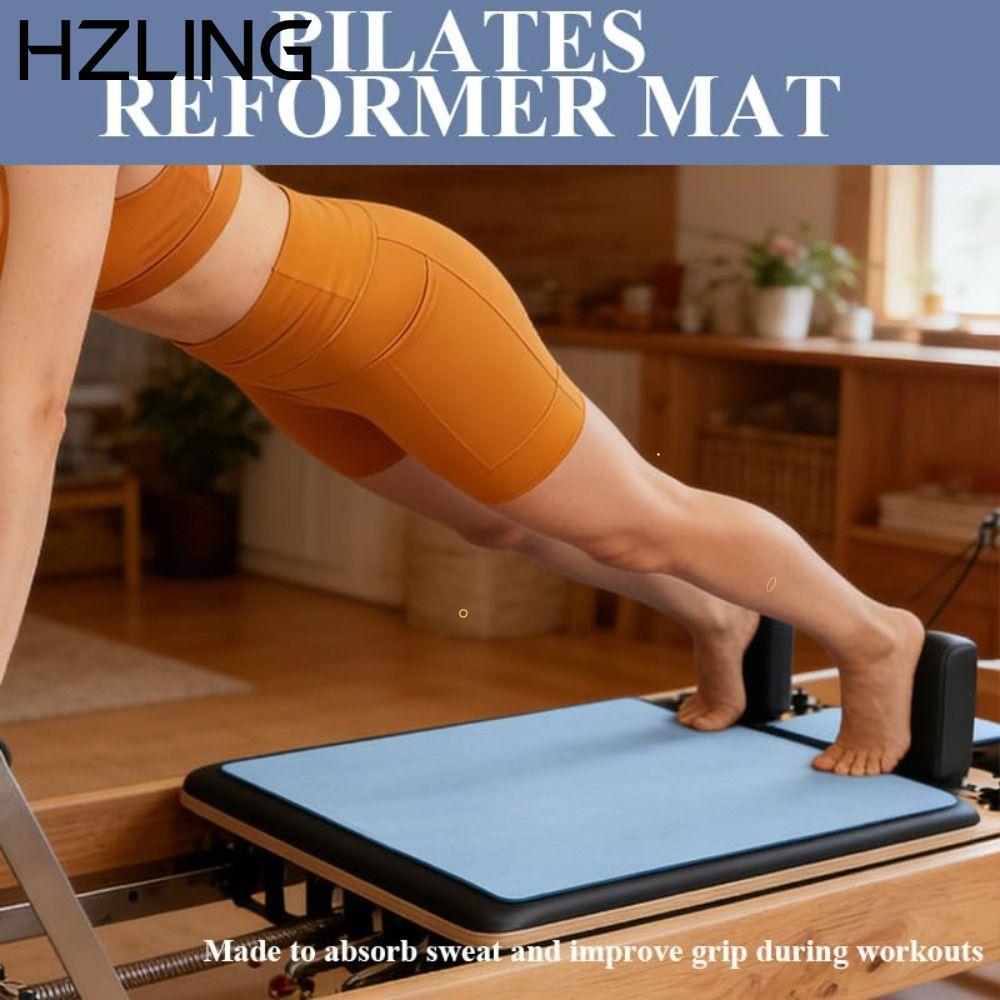 Thảm Pilates HZLING, Thảm cải cách Pilates chống trượt siêu mỏng, Máy cải cách Pilates thấm hút lông