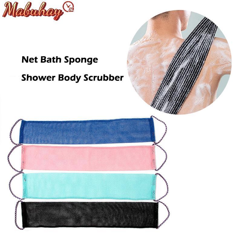 Phi Net tắm miếng bọt biển, 14x77cm tẩy tế bào chết tắm cơ thể Scrubber, da mượt mà Cá Tuyết