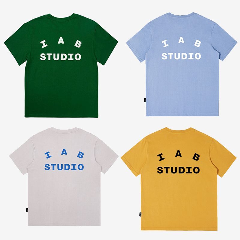 Thời Trang Dạo Phố IAB STUDIO Chữ Cotton Nguyên Chất Áo Thun Tay Ngắn 6333