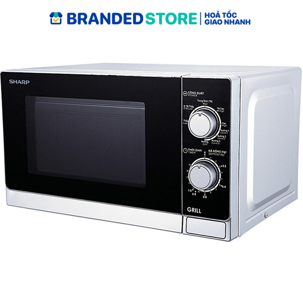 Lò Vi Sóng Có Nướng Sharp R-G222VN-S- 20 Lít