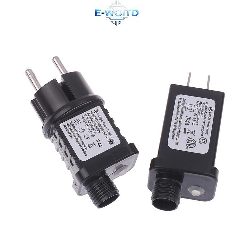 E-WOITD EU / US Cắm 5VDC 6W 8 Chức Năng SELV Đèn LED Driver Switch Adapter IP44 Chiếu Sáng Laser Chố