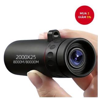 Kính thiên văn cầm tay Mini HD nhỏ gọn 2000x25, dành cho du lịch và buổi hòa nhạc săn bắn ngoài trời