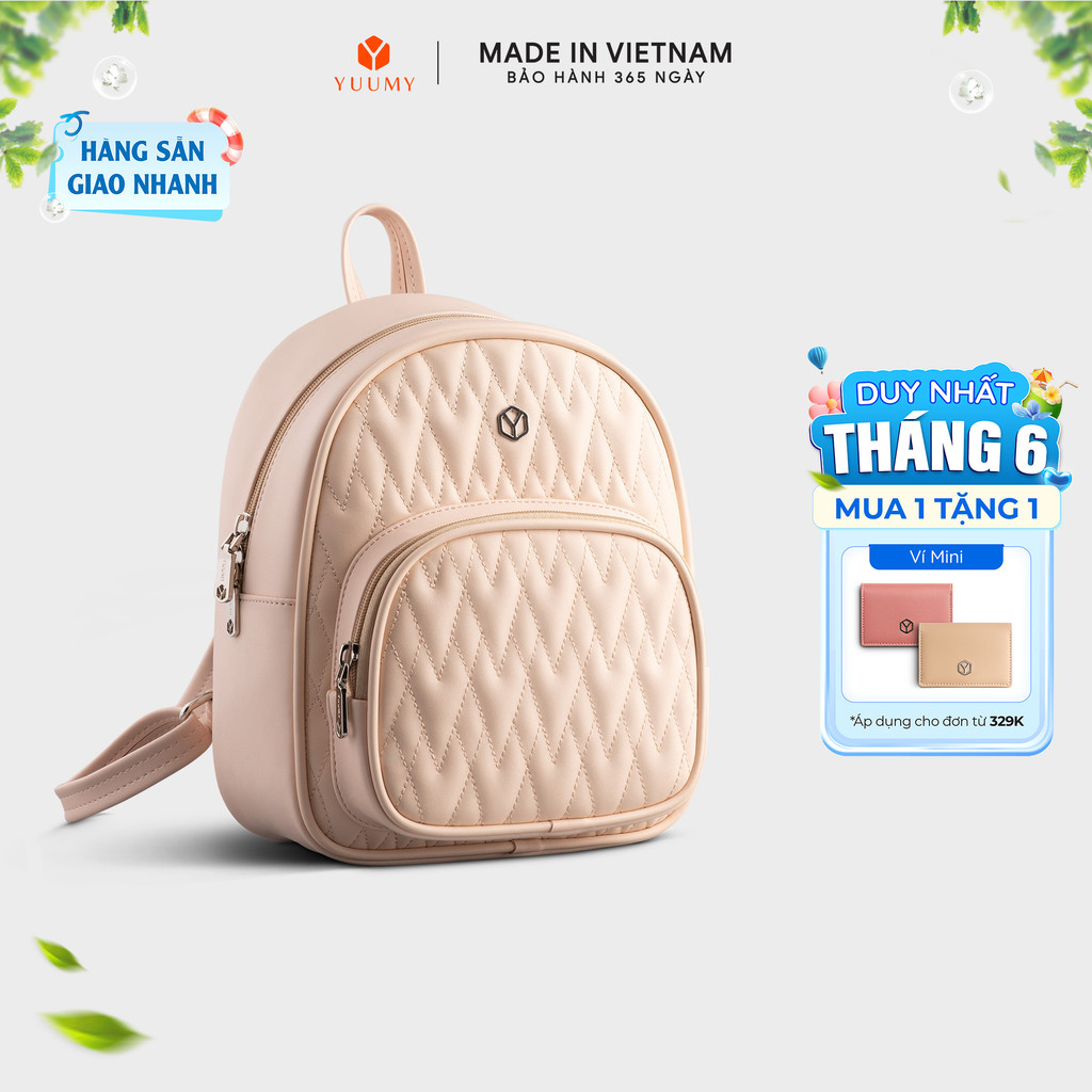 Balo Yuumy (Thời trang nữ phong cách trẻ trung - Balo da Seasand YBA82) Bagsmart
