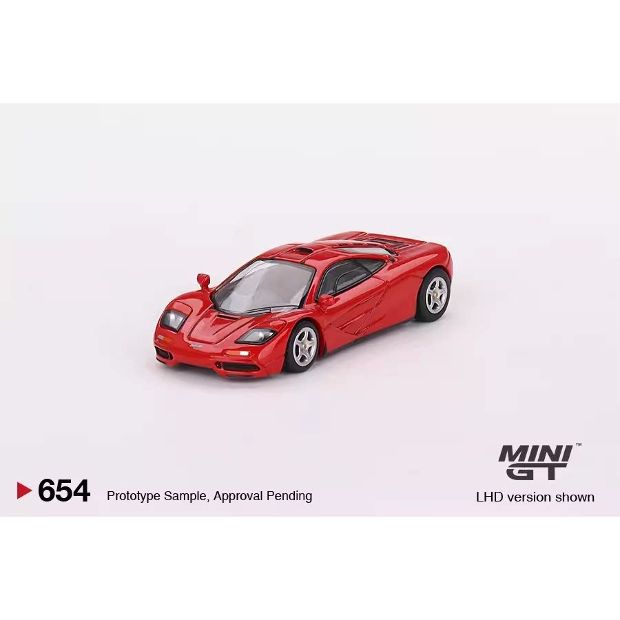 MINI GT 1: 64 # 654 McLaren F1 Mẫu xe hợp kim đỏ