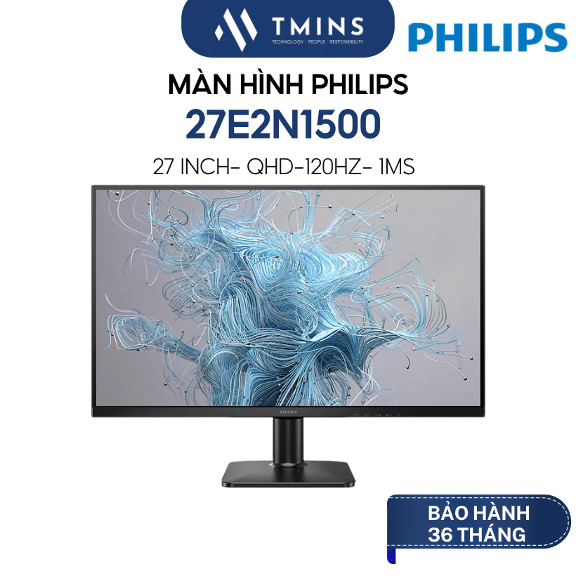 Màn hình Philips 27E2N1500 (27 inch/QHD/120Hz/1
ms) - Hàng chính hãng