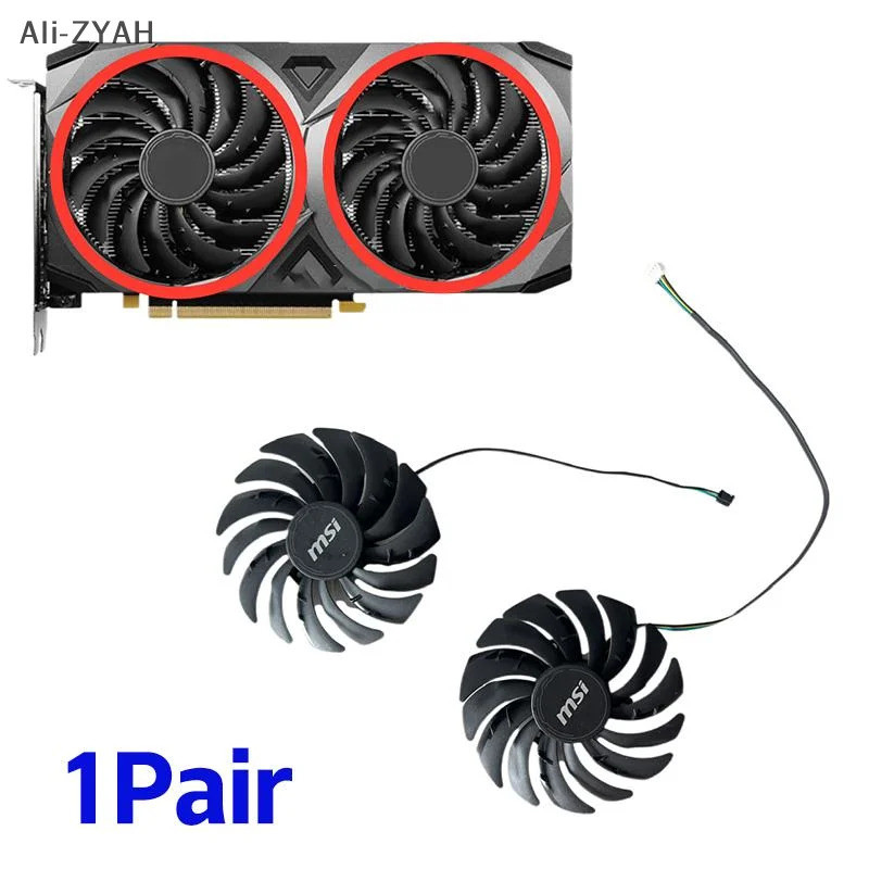 Quạt Card Video Cho MSI GeForce RTX 3070 3060 3060Ti VENTUS 2X OC 95MM PLD10010S12HH RTX3060 RTX3070