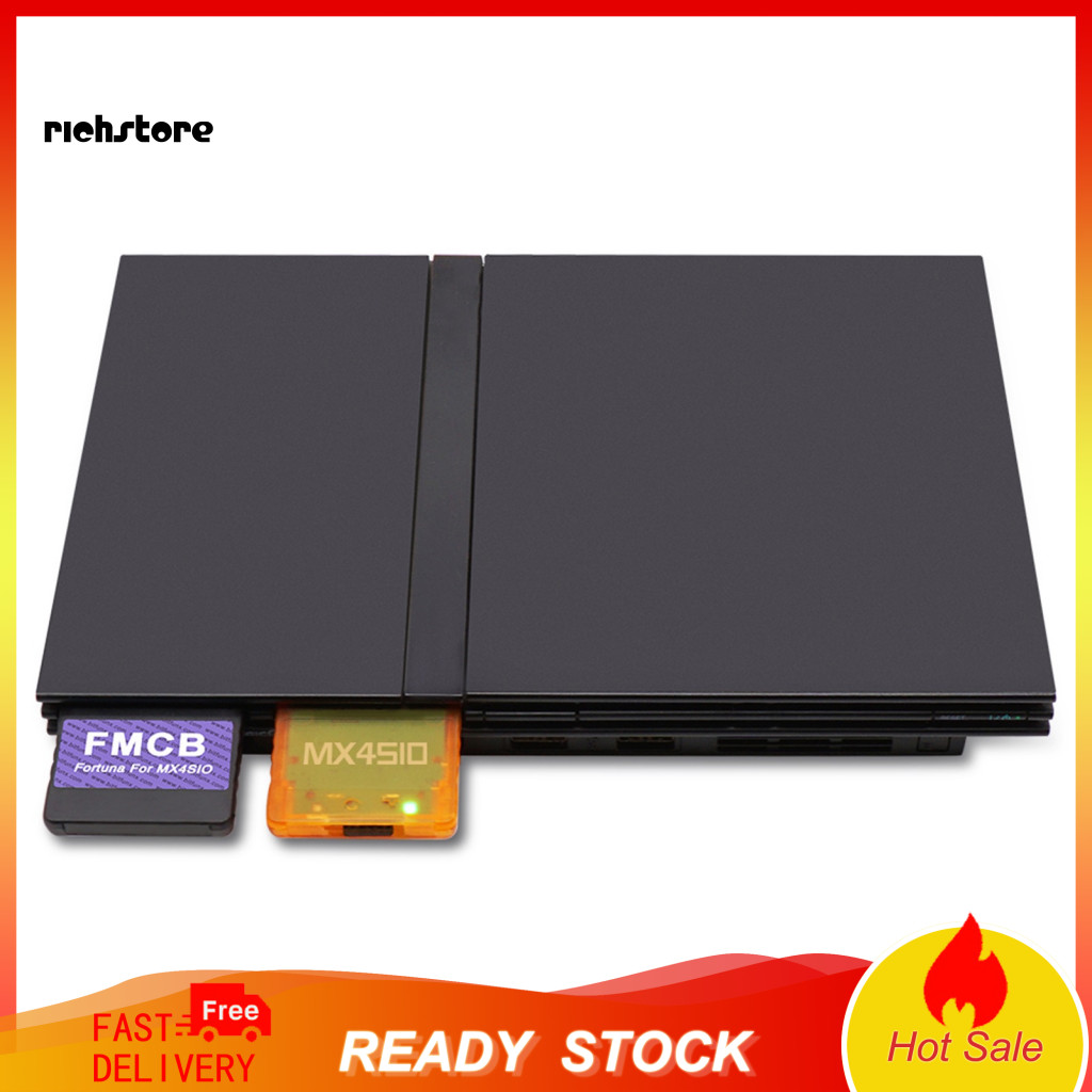 < richstore > cho PS2 MX4SIO SIO2S Plug Play Game Thẻ nhớ Khởi động Nhận dạng nhanh