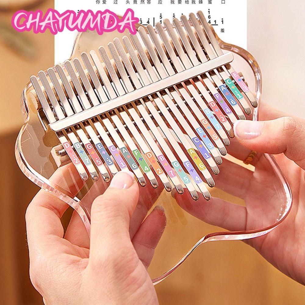 CHAYUMDA Ngón Tay Cái Piano, 17 Phím Quà Tặng Đồ Chơi Mini Ngón Tay Cái Piano, Tinh Tế Marimba Âm Nh