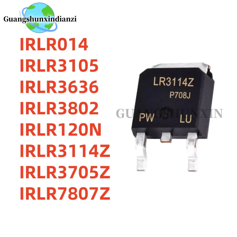 5 Chiếc IRLR014 IRLR120N IRLR3105 IRLR3114Z IRLR3636 IRLR3705Z IRLR3802 IRLR7807Z LR120N LR3105 LR31