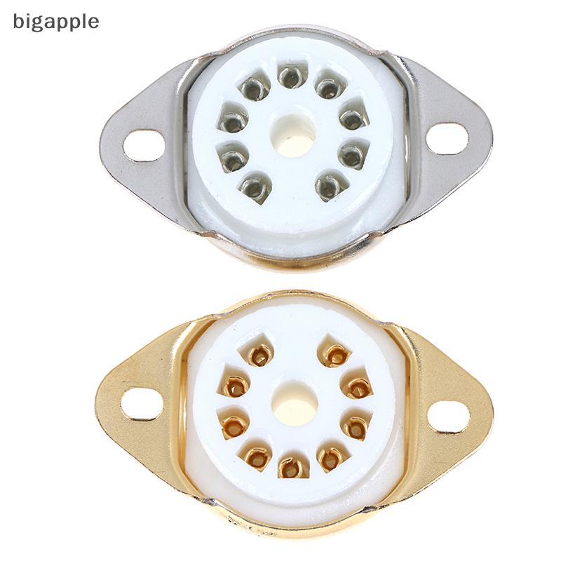 Bigapple 9pin Ống Gốm soets Van Ống Đế Cho 6DJ8 12AX7 ECC83 B339 CV492 RDG