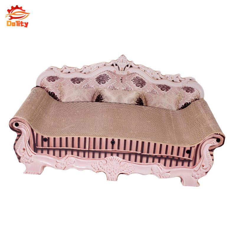 Tông sóng Cat Scratcher Couch Bed Luxury Pet Cat Lounge 50x24x24cm
