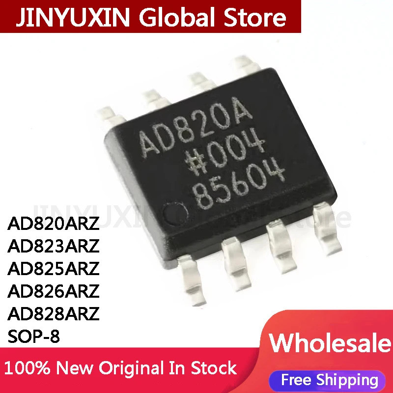 5 Cái AD820ARZ AD820 AD823ARZ AD823 AD825ARZ AD825 AD826ARZ AD826 AD828ARZ AD828 SOP-8 IC Chip Còn H
